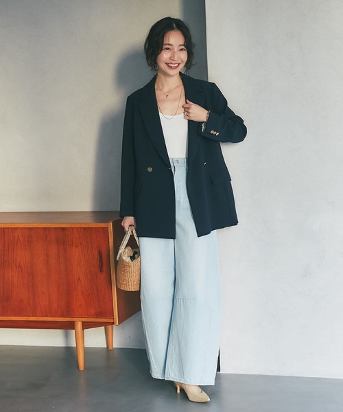 La boutique BonBon（ラブティックボンボン）の「クールタッチUVニットビスチェ（ニット/セーター・レディース・ホワイト/ブラック/グレイッシュベージュ・FREE）」の15枚目の写真