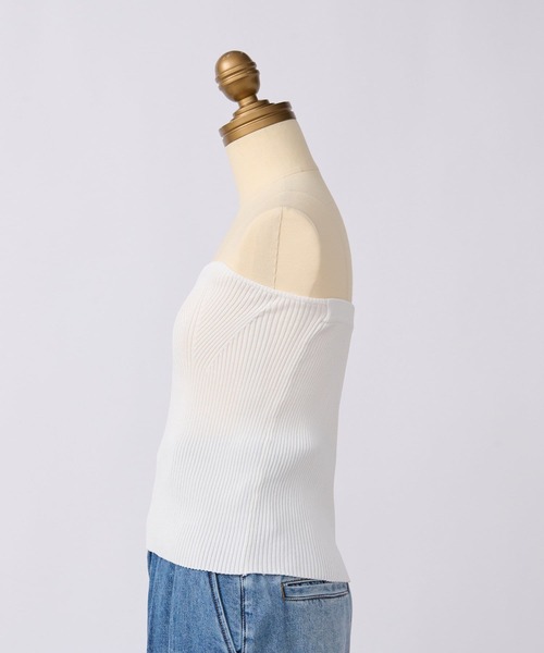 La boutique BonBon（ラブティックボンボン）の「クールタッチUVニットビスチェ（ニット/セーター・レディース・ホワイト/ブラック/グレイッシュベージュ・FREE）」の19枚目の写真