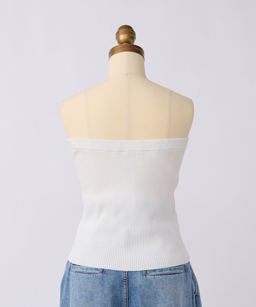 La boutique BonBon（ラブティックボンボン）の「クールタッチUVニットビスチェ（ニット/セーター・レディース・ホワイト/ブラック/グレイッシュベージュ・FREE）」の20枚目の写真