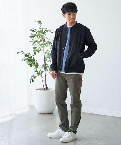 ikka（イッカ）の「テックストレッチボタンカーディガン（カーディガン/ボレロ・メンズ・グレー系その他/ブラック/ネイビー・S/M/L/XL）」の8枚目の写真