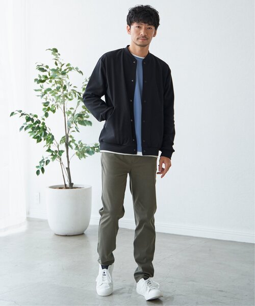 ikka（イッカ）の「テックストレッチボタンカーディガン（カーディガン/ボレロ・メンズ・グレー系その他/ブラック/ネイビー・S/M/L/XL）」の9枚目の写真