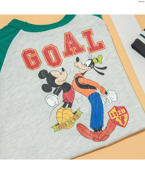 セール】ディズニーキャラクター ラグランTシャツ（Tシャツ
