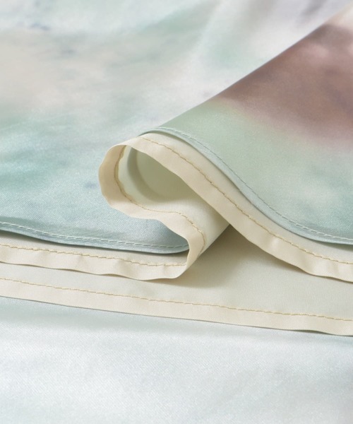 SENSE OF PLACE by URBAN RESEARCH（センスオブプレイスバイアーバンリサーチ）の「ボカシプリントロングスカート（スカート・レディース・ブルー/ブラック/グリーン・SMALL/MEDIUM）」の19枚目の写真