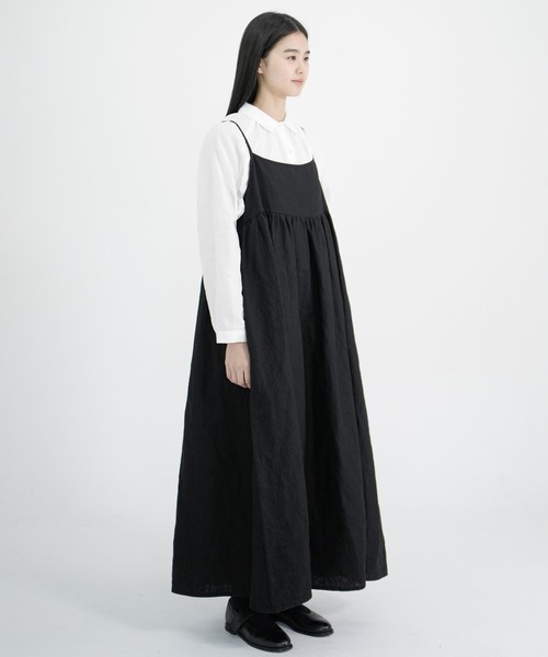 Bshop（ビショップ）の「eunoia | リネン ロングワンピース WOMEN