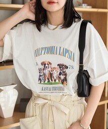 PUBLUX（パブリュクス）の「Bohemian Chop/ボヘミアンチョップ ”VIATTOMIA LAPSIA”アニマルプリントTシャツ　限定展開（Tシャツ/カットソー・メンズ）」