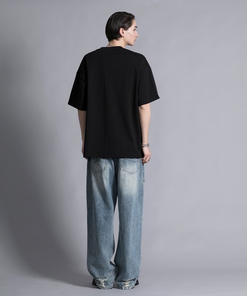 aimoha（アイモハ）の「【aimoha neo】HEAVY COTTON POKER T-SHIRT（Tシャツ/カットソー・メンズ・ブラック/パープル/ホワイト・LARGE/X-LARGE/XX-LARGE/XXX-LARGE）」の11枚目の写真