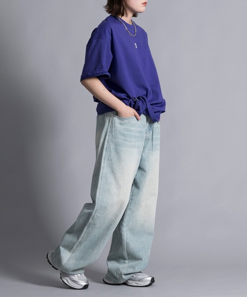 aimoha（アイモハ）の「【aimoha neo】HEAVY COTTON POKER T-SHIRT（Tシャツ/カットソー・メンズ・ブラック/パープル/ホワイト・LARGE/X-LARGE/XX-LARGE/XXX-LARGE）」の18枚目の写真