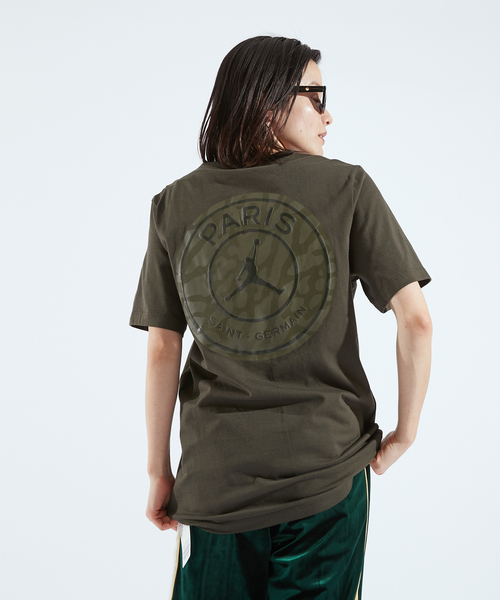 ウェア AS M J PSG SS LOGO TEE JORDAN BRAND M J PSG SS LOGO TEE OFF NOIR/SAIL （ジョーダン