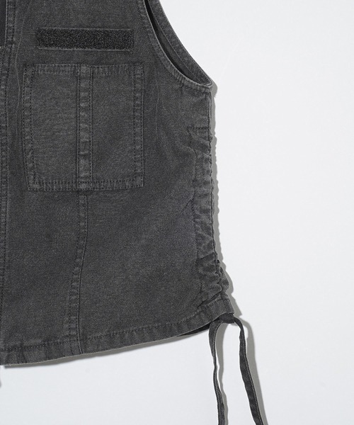 X-girl(エックスガール)の「MILITARY COMPACT VEST(ベスト・レディース・ブラック/オリーブ・S/M)」の17枚目の写真