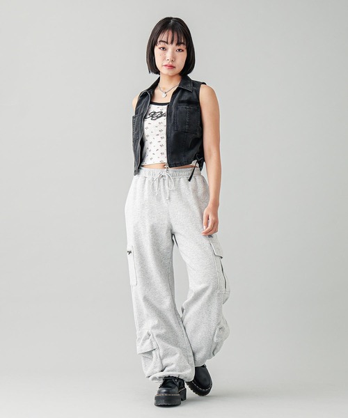 X-girl(エックスガール)の「MILITARY COMPACT VEST(ベスト・レディース・ブラック/オリーブ・S/M)」の9枚目の写真