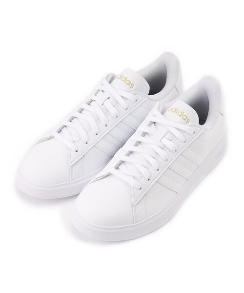 adidas(アディダス)の「adidas GRANDOCORT2.0w(スニーカー・レディース・ホワイト・35/45)」の2枚目の写真