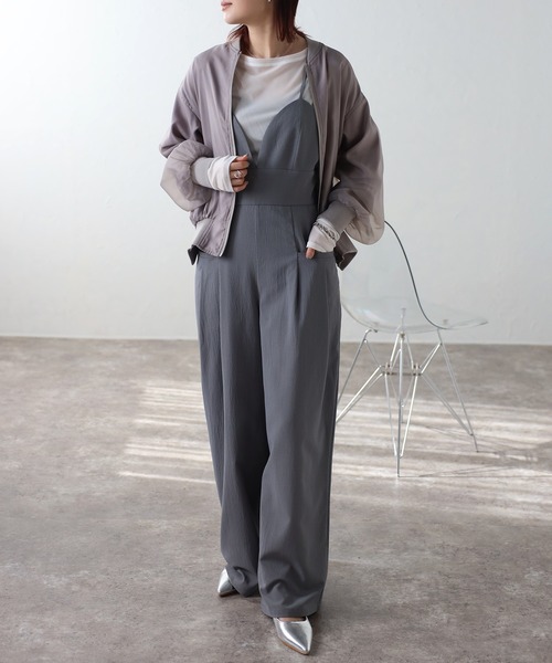 [新品タグ付き]maison de dolce.オーガンジーブルゾン White 新品タグ付き]maison de dolce.オーガンジーブルゾン White レディース