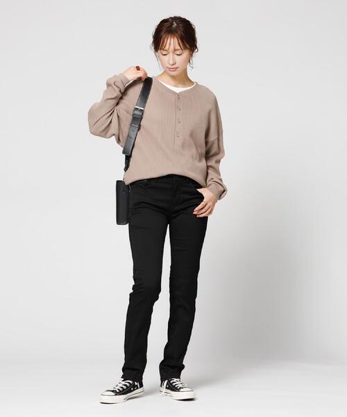 EDWIN(エドウィン)の「EDWIN(エドウィン)【レディース】「ハタラクロ」スリムストレート(その他パンツ・レディース・ブラック・S/M/L/XL/XS)」の17枚目の写真