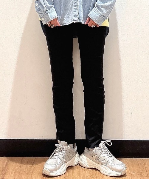 EDWIN(エドウィン)の「【EDWIN】ハタラクロ スリムストレートパンツ (機能性 / ストレッチ性 / リーズナブル / 美脚効果)(その他パンツ・レディース・ブラック・S/M/L/XL/XS)」の9枚目の写真