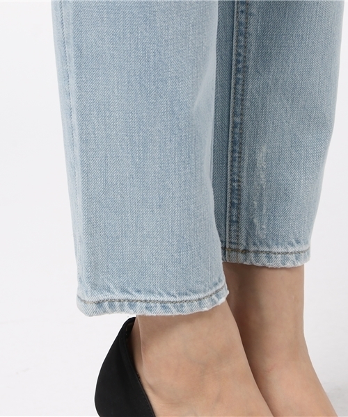 DouDou(ドゥドゥ)の「【DouDou】パッチワーククラッシュデニム(デニムパンツ・レディース・ブルー/インディゴブルー・36/38)」の11枚目の写真