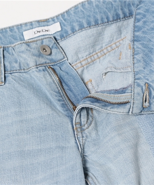 DouDou(ドゥドゥ)の「【DouDou】パッチワーククラッシュデニム(デニムパンツ・レディース・ブルー/インディゴブルー・36/38)」の12枚目の写真