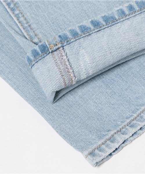 DouDou(ドゥドゥ)の「【DouDou】パッチワーククラッシュデニム(デニムパンツ・レディース・ブルー/インディゴブルー・36/38)」の5枚目の写真