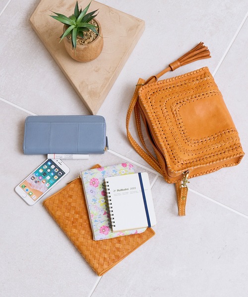 zucchero（ズッケロ）の「本革 ショルダーバッグ レディース ズッケロ 斜めがけ 肩掛け タッセル 小さめ 軽量 ミニバッグ 49775（ショルダーバッグ・レディース・ブラウン・FREE）」の12枚目の写真