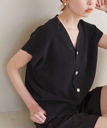 ROPE' PICNIC | ゴールドボタンニットベストプルオーバー(ニット/セーター)