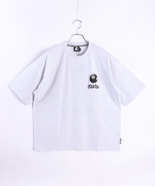 STARTER（スターター）の「STARTER BLACK LABEL プリント半袖Ｔシャツ ヘッドフォン・惑星（Tシャツ/カットソー・メンズ・スミクロ/グリーン/ホワイト/パープル/ホワイト系その他/ブラック・XL/M/L）」の7枚目の写真