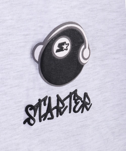 STARTER（スターター）の「STARTER BLACK LABEL プリント半袖Ｔシャツ ヘッドフォン・惑星（Tシャツ/カットソー・メンズ・スミクロ/グリーン/ホワイト/パープル/ホワイト系その他/ブラック・XL/M/L）」の10枚目の写真