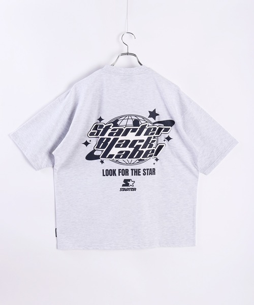 STARTER（スターター）の「STARTER BLACK LABEL プリント半袖Ｔシャツ ヘッドフォン・惑星（Tシャツ/カットソー・メンズ・スミクロ/グリーン/ホワイト/パープル/ホワイト系その他/ブラック・XL/M/L）」の14枚目の写真