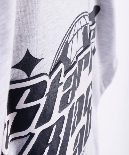 STARTER（スターター）の「STARTER BLACK LABEL プリント半袖Ｔシャツ ヘッドフォン・惑星（Tシャツ/カットソー・メンズ・スミクロ/グリーン/ホワイト/パープル/ホワイト系その他/ブラック・XL/M/L）」の18枚目の写真