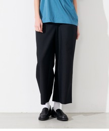 three dots スリードッツ ウールカシミアパンツ 黒 ドレスジョガーパンツ（スウェットパンツ）｜three dots
