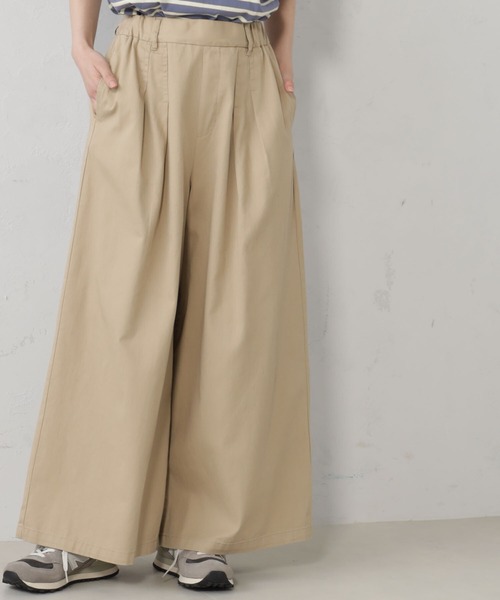 FOUND GOOD(ファウンドグッド)の「タックバギーパンツ(その他パンツ・レディース・アイボリー/ベージュ/ブラック/グリーン系8/ブルー系5・S/M/L)」の10枚目の写真