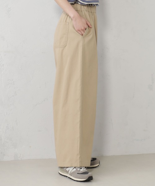 FOUND GOOD(ファウンドグッド)の「タックバギーパンツ(その他パンツ・レディース・アイボリー/ベージュ/ブラック/グリーン系8/ブルー系5・S/M/L)」の11枚目の写真