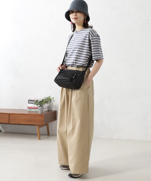 NOBLE フラノフロントタックバギーパンツ Noble（ノーブル）の「フラノフロントタックバギーパンツ