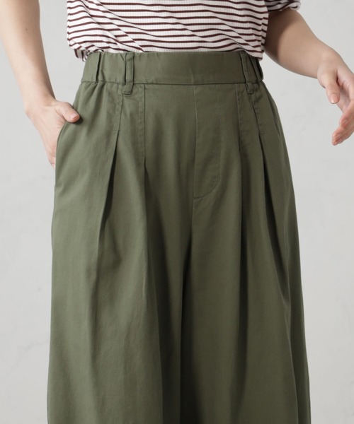 FOUND GOOD(ファウンドグッド)の「タックバギーパンツ(その他パンツ・レディース・アイボリー/ベージュ/ブラック/グリーン系8/ブルー系5・S/M/L)」の20枚目の写真