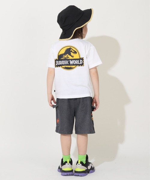 BABYDOLL（ベビードール）の「親子お揃い ジュラシックワールド ロゴ Tシャツ 9402K（Tシャツ/カットソー・キッズ・ホワイト/ブラック・100cm/110cm/120cm/130cm/90cm/140cm）」の8枚目の写真