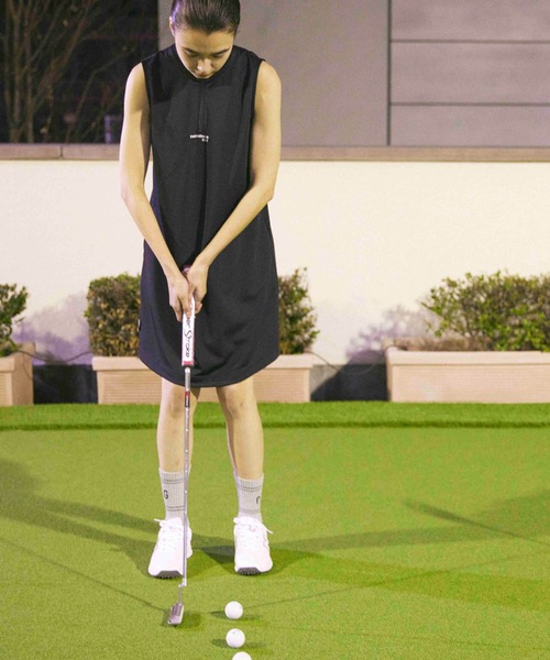 【セール】nano universe GOLF/ハーフジップワンピース（ワンピース）｜nano･universe（ナノユニバース）