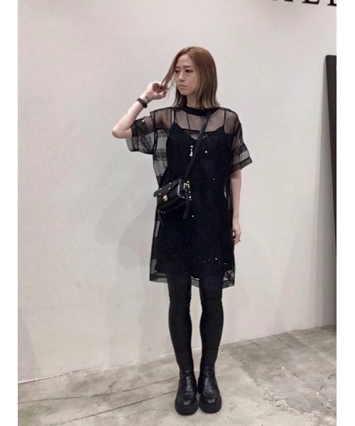 ALLSAINTS（オールセインツ）の「MIRO TURN LOCK LEATHER SATCHEL BAG | MIRO ターン ロック レザー サッチェル バッグ（ショルダーバッグ・レディース・ブラック・ONE SIZE）」の19枚目の写真