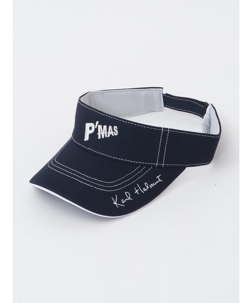 【P'MAS×Karl Helmut】ロゴ刺繍サンバイザー（サンバイザー）｜KARL HELMUT（カールヘルム）