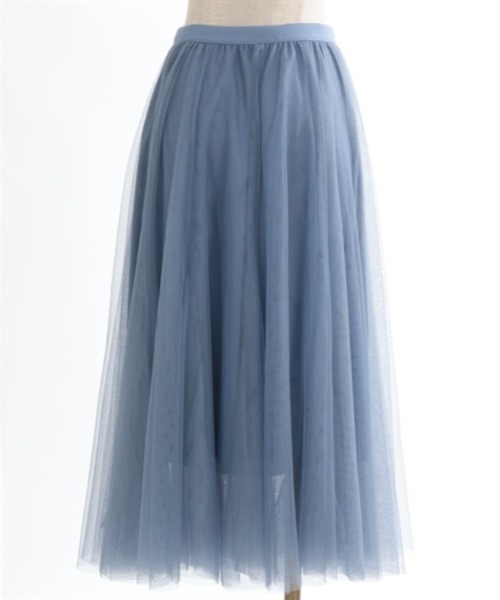 axes femme（アクシーズファム）の「ロングチュールスカート（スカート・レディース・ブルー/ブラック/ホワイト/ラベンダー/ミント/レッド/カーキ・FREE）」の13枚目の写真