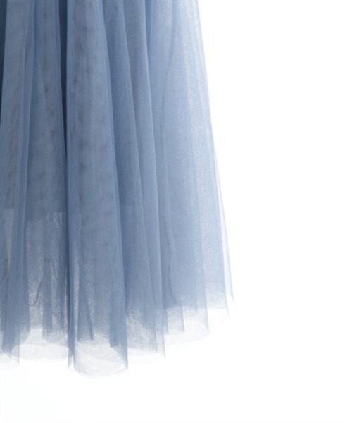 axes femme（アクシーズファム）の「ロングチュールスカート（スカート・レディース・ブルー/ブラック/ホワイト/ラベンダー/ミント/レッド/カーキ・FREE）」の14枚目の写真