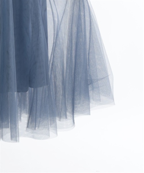 axes femme（アクシーズファム）の「ロングチュールスカート（スカート・レディース・ブルー/ブラック/ホワイト/ラベンダー/ミント/レッド/カーキ・FREE）」の15枚目の写真