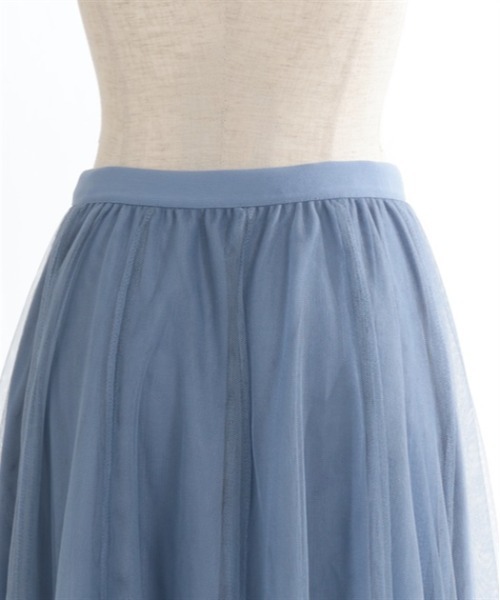 axes femme（アクシーズファム）の「ロングチュールスカート（スカート・レディース・ブルー/ブラック/ホワイト/ラベンダー/ミント/レッド/カーキ・FREE）」の16枚目の写真