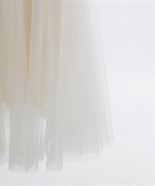 axes femme（アクシーズファム）の「ロングチュールスカート（スカート・レディース・ブルー/ブラック/ホワイト/ラベンダー/ミント/レッド/カーキ・FREE）」の22枚目の写真