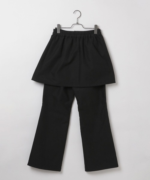 PAGEBOY（ページボーイ）の「2WAYチノレイヤードパンツ（チノパンツ・レディース・ベージュ/ブラック・FREE）」の14枚目の写真