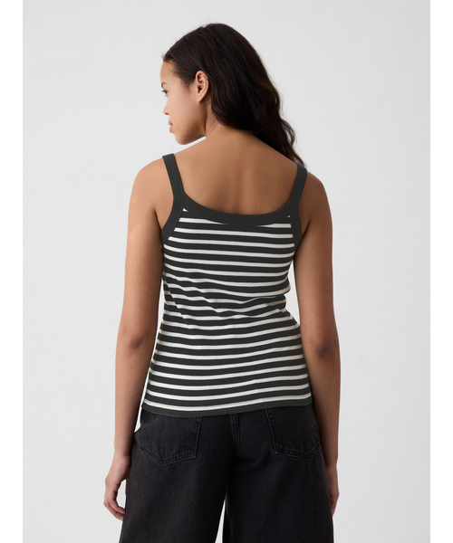 GAP(ギャップ)の「モダン リブ タンクトップ(タンクトップ・レディース・ホワイト/ブラック/ブラック系その他・M/S/XXS/XL/L/XS)」の6枚目の写真