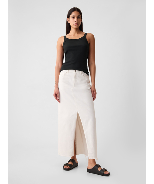 GAP(ギャップ)の「モダン リブ タンクトップ(タンクトップ・レディース・ホワイト/ブラック/ブラック系その他・M/S/XXS/XL/L/XS)」の7枚目の写真
