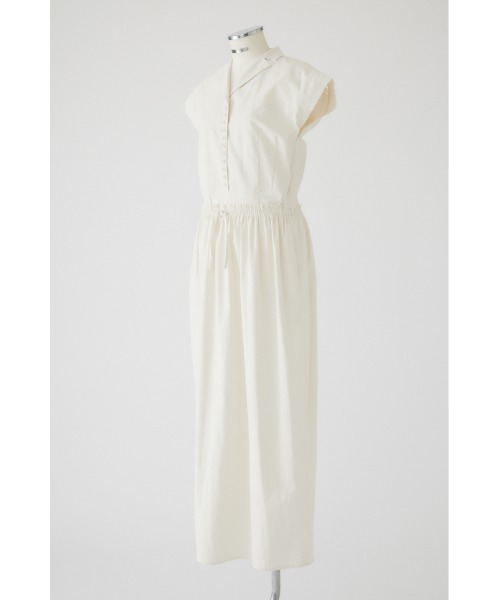 リムアークWaist narrow long dress L/BLU 38 RIM.ARK（リムアーク）の「Waist narrow long dress（ワンピース
