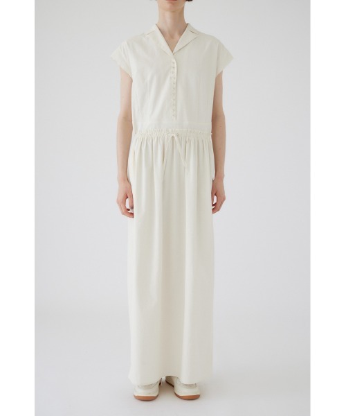 RIM.ARK(リムアーク)の「Waist narrow long dress(ワンピース・レディース・ライトブルー/オフホワイト/ブラック・38/36)」の6枚目の写真