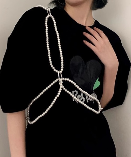 Vipoa（ヴィポア）の「PEARL CHAIN HARNESS BELT（サスペンダー）」 - WEAR