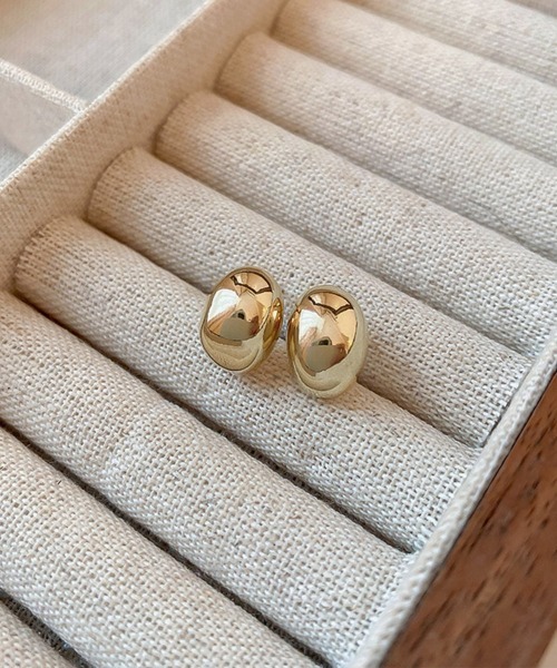 Miniministore(ミニミニストア)の「カシューナッツピアス ミニピアス(ピアス(両耳用)・レディース・シルバー/ゴールド・FREE)」の11枚目の写真