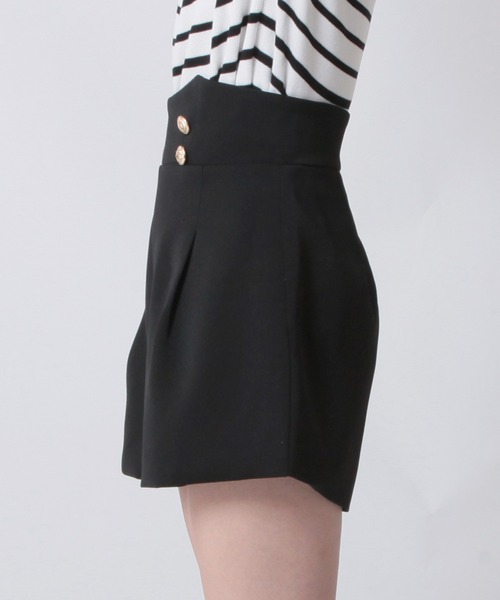Julia Boutique（ジュリアブティック）の「ダブルボタンハイウエストショートパンツ/24048（その他パンツ・レディース・ブラック/ホワイト・ONE）」の20枚目の写真