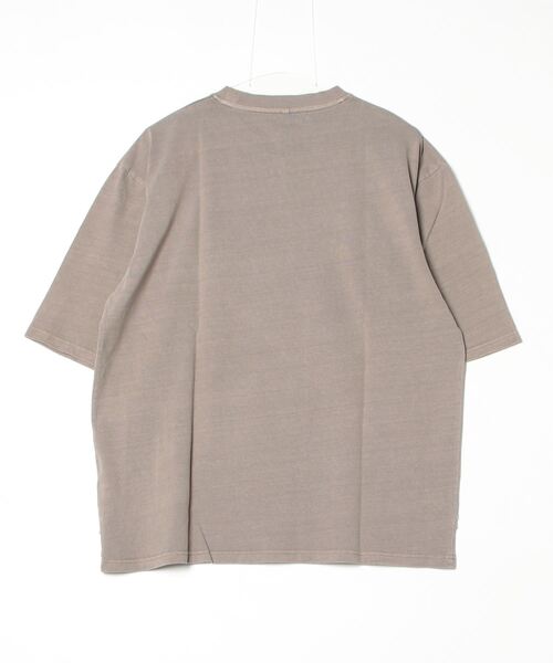 COMMON WARE（コモンウェアー）の「COMMONWARE:ピグメント切り替えTEE（Tシャツ/カットソー・メンズ・モカ/ブラック・XL/L/M）」の14枚目の写真